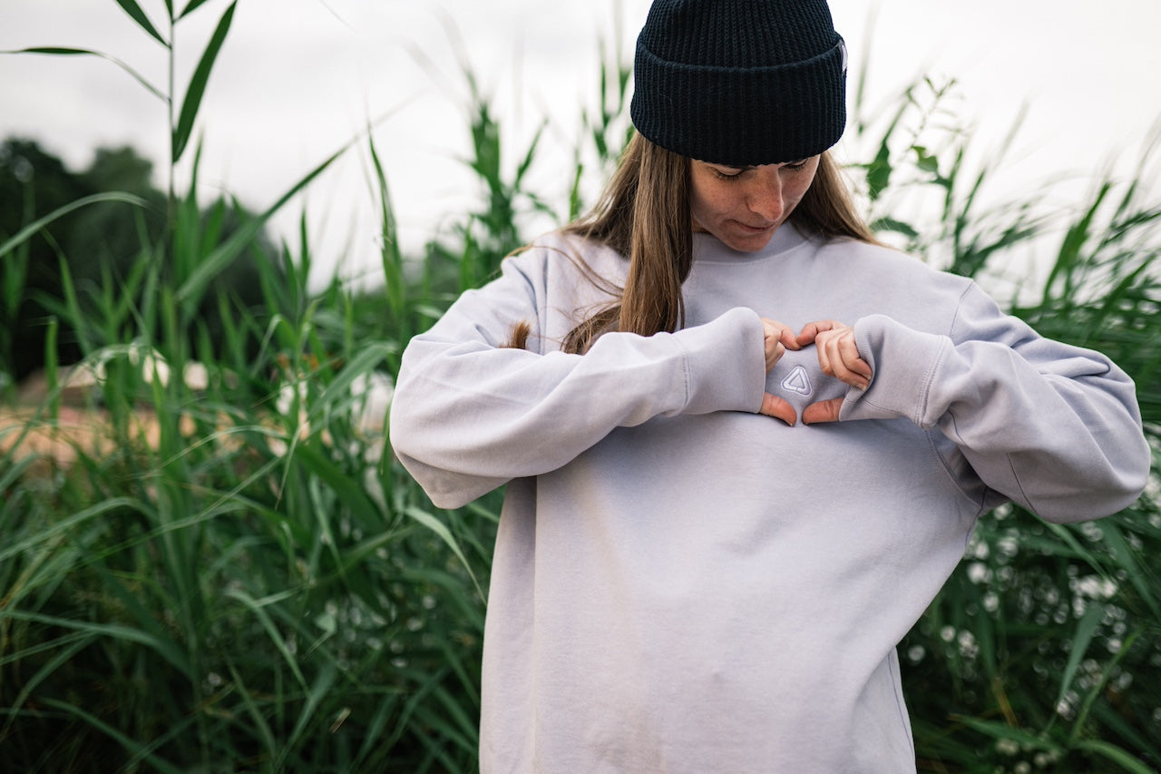 Crew Neck Sweatshirt lavender